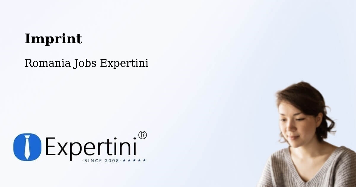 Imprint – Pârgăreşti - Romania Jobs Expertini
